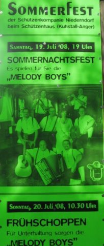 Les Melody Boy's en Autriche 2008